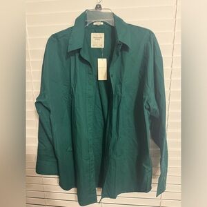 Abercrombie Button Up Linen Top